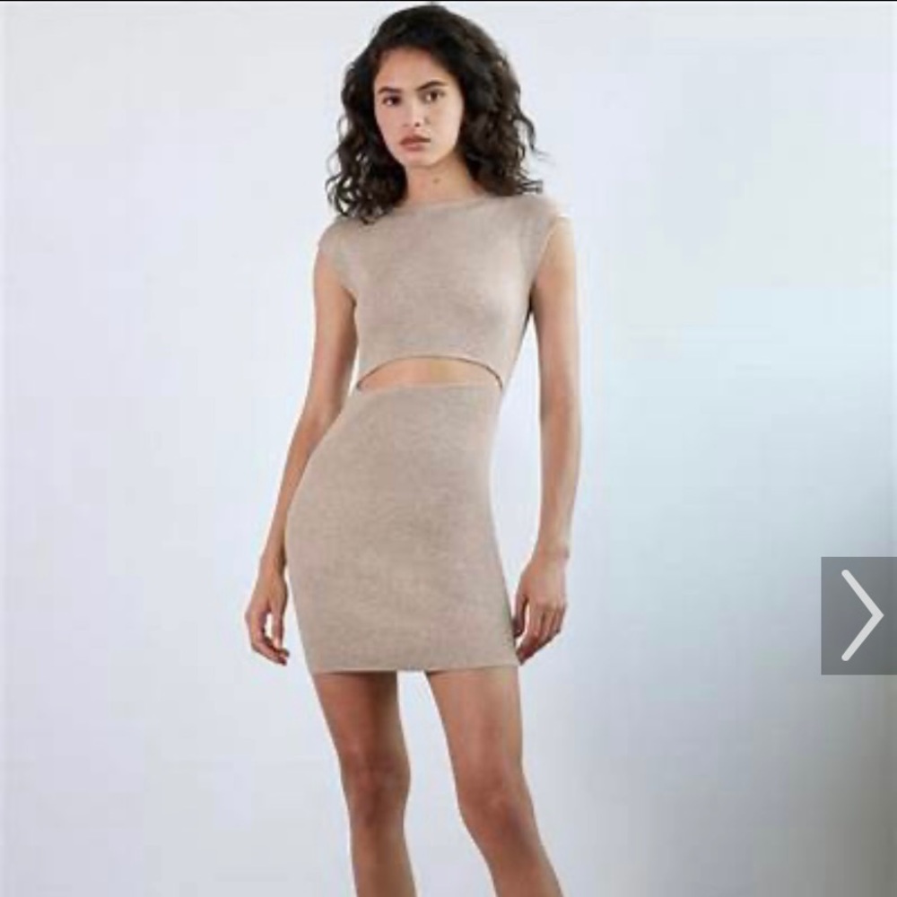 Aritzia Wilfred Cut out knit dress